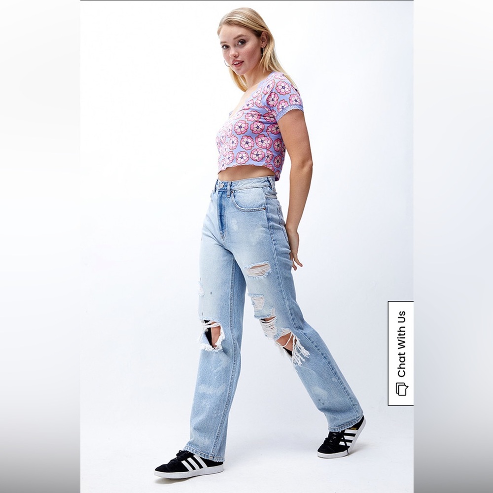 Pacsun EUC Distressed 90s Boyfriend Jeans